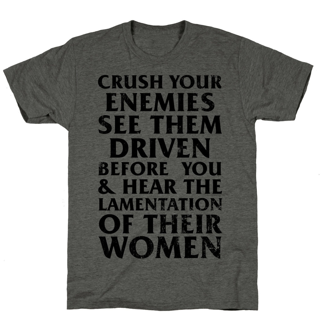 Conan, What Is Best In Life? Unisex Triblend Tee Hoodie, Sweatshirt | PureTeeCo.com (Image 2)