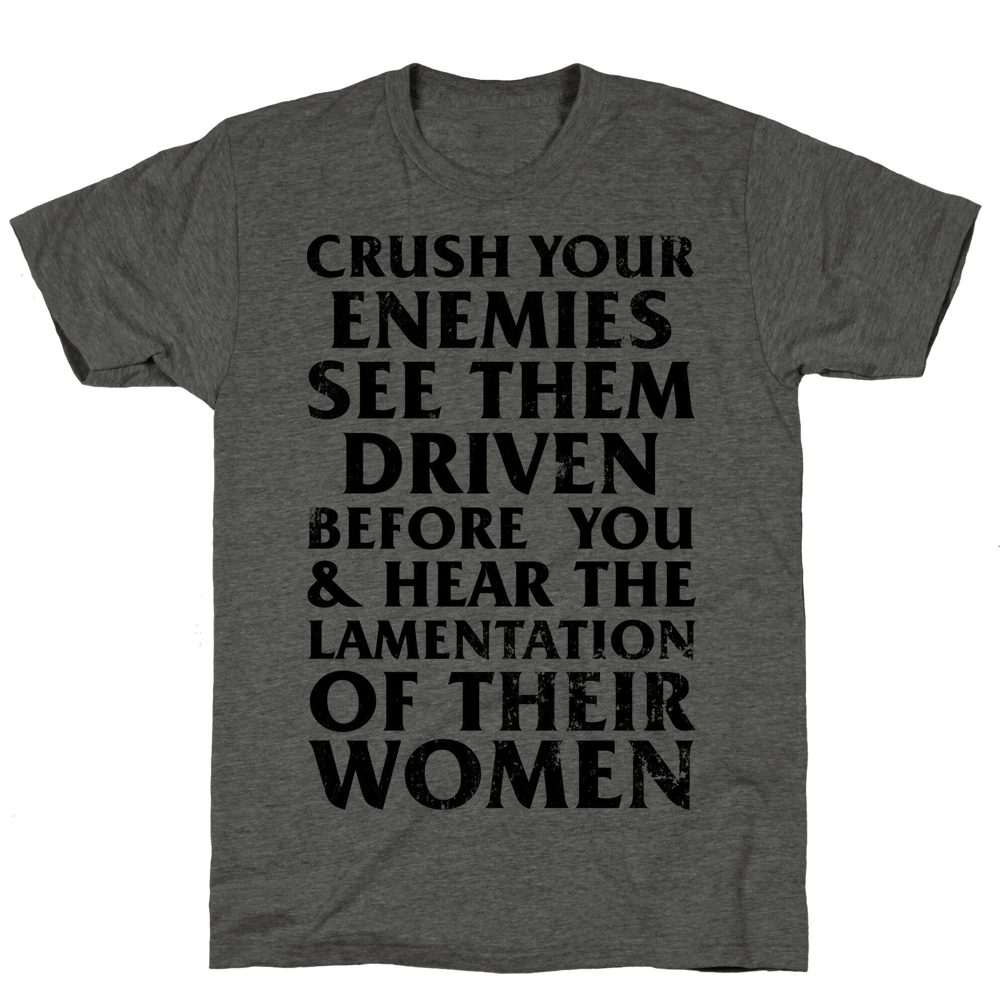 Conan, What Is Best In Life? Unisex Triblend Tee Hoodie, Sweatshirt | PureTeeCo.com (Image 2)
