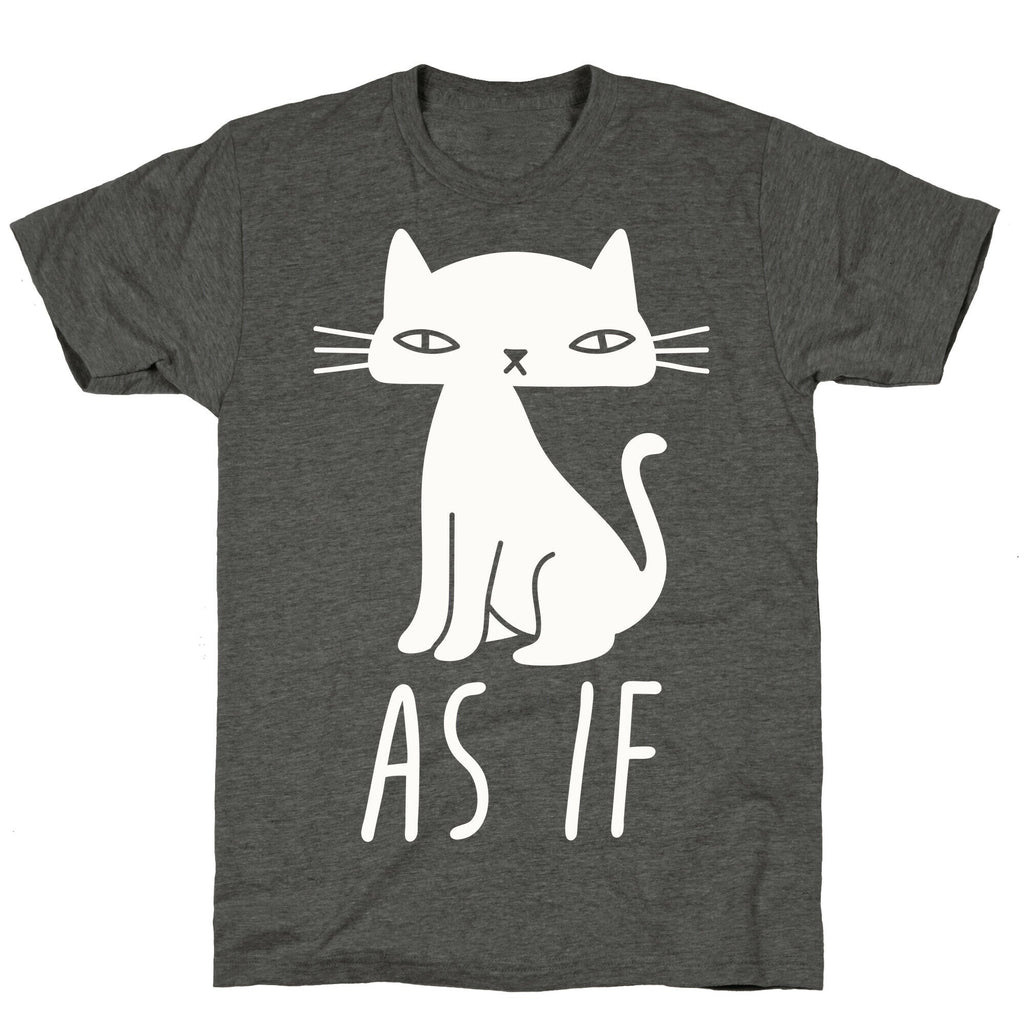 As If Cat  Unisex Triblend Tee Hoodie, Sweatshirt | PureTeeCo.com (Image 3)