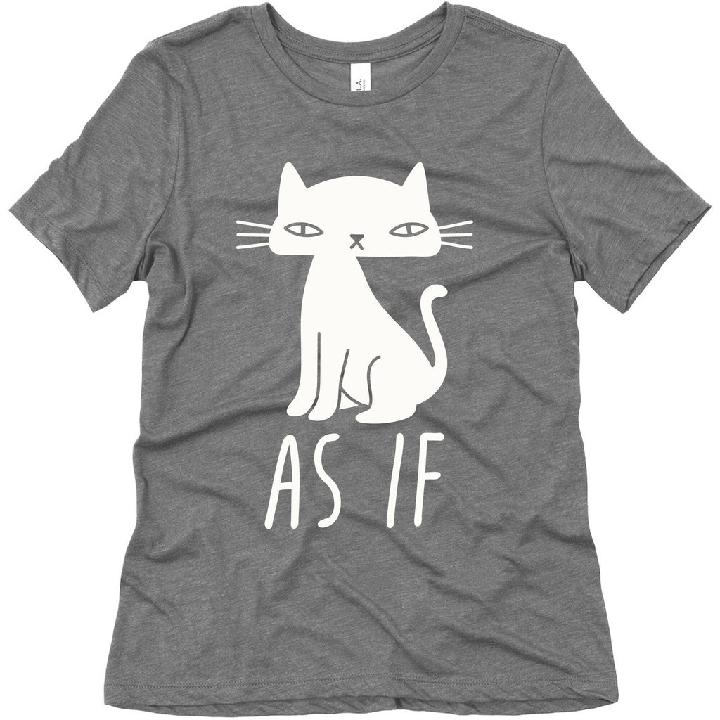 As If Cat  Women's Triblend Tee Hoodie, Sweatshirt | PureTeeCo.com (Image 4)