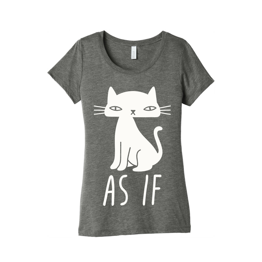 As If Cat  Women's Triblend Tee Hoodie, Sweatshirt | PureTeeCo.com (Image 3)