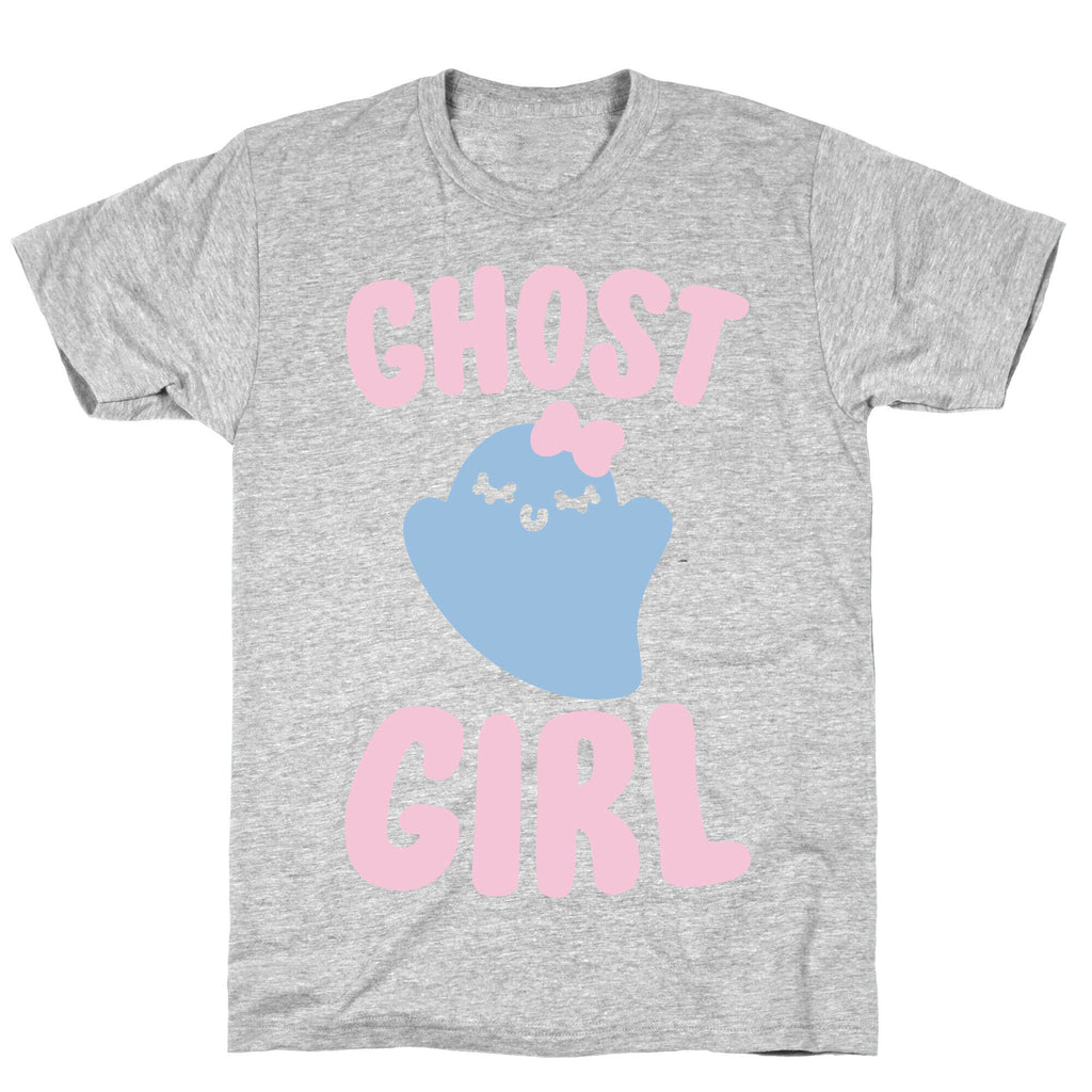 Ghost Girl White Print T-Shirt Hoodie, Sweatshirt | PureTeeCo.com (Image 2)