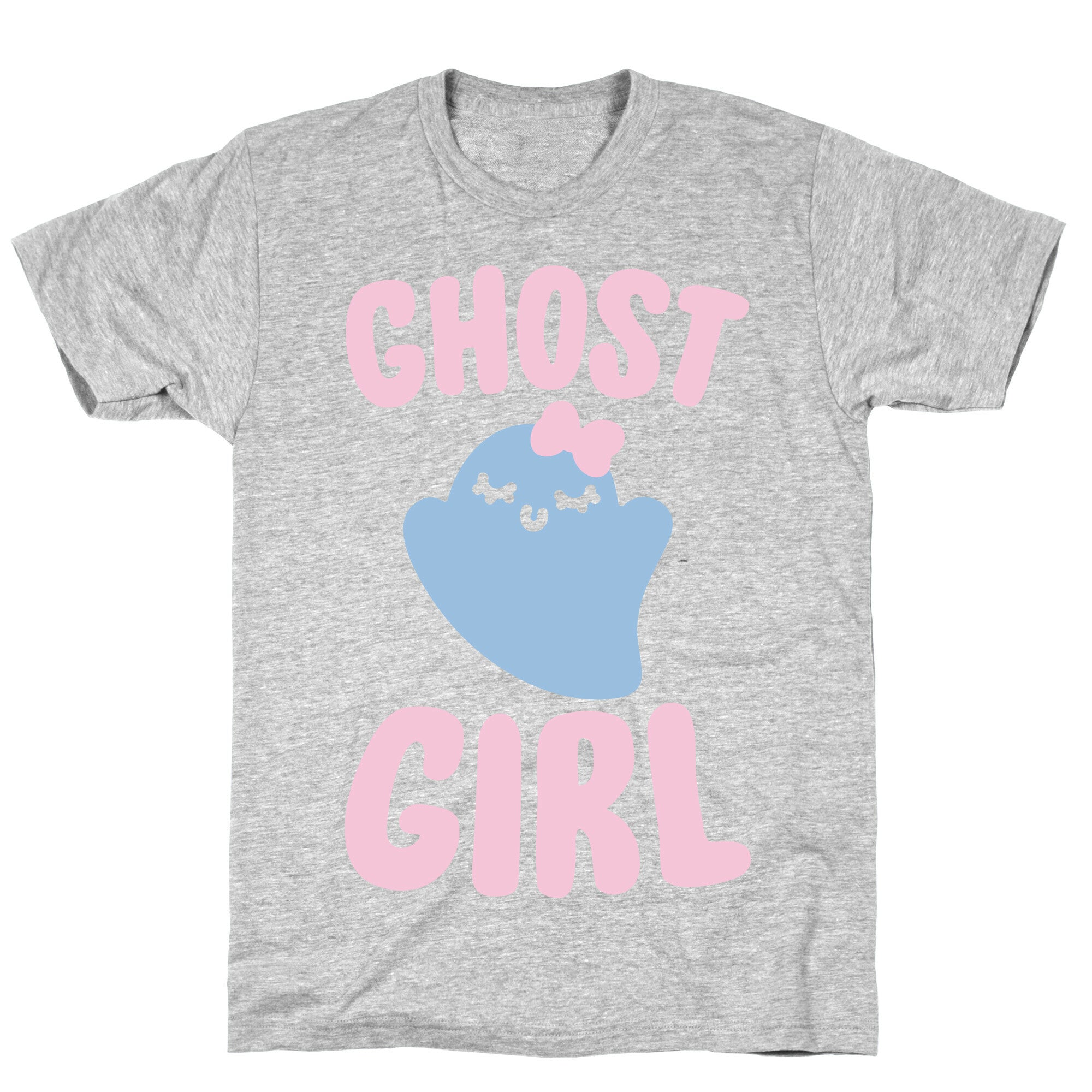 Ghost Girl White Print T-Shirt Hoodie, Sweatshirt | PureTeeCo.com (Image 2)