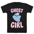 Ghost Girl White Print T-Shirt Hoodie, Sweatshirt | PureTeeCo.com (Image 1)