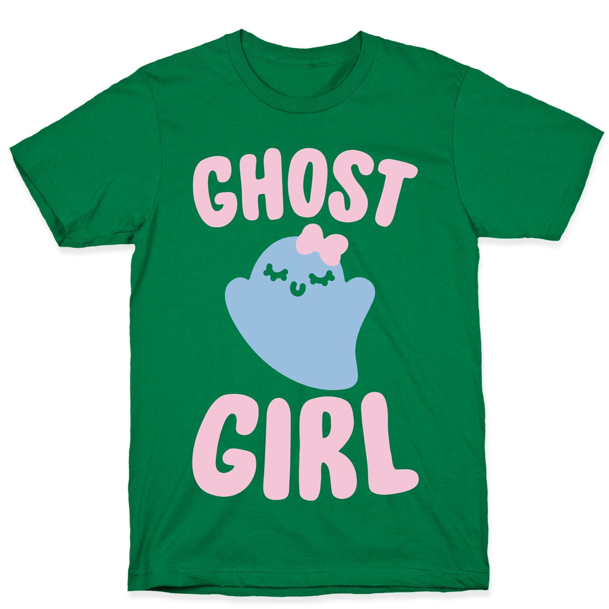 Ghost Girl White Print T-Shirt Hoodie, Sweatshirt | PureTeeCo.com (Image 3)
