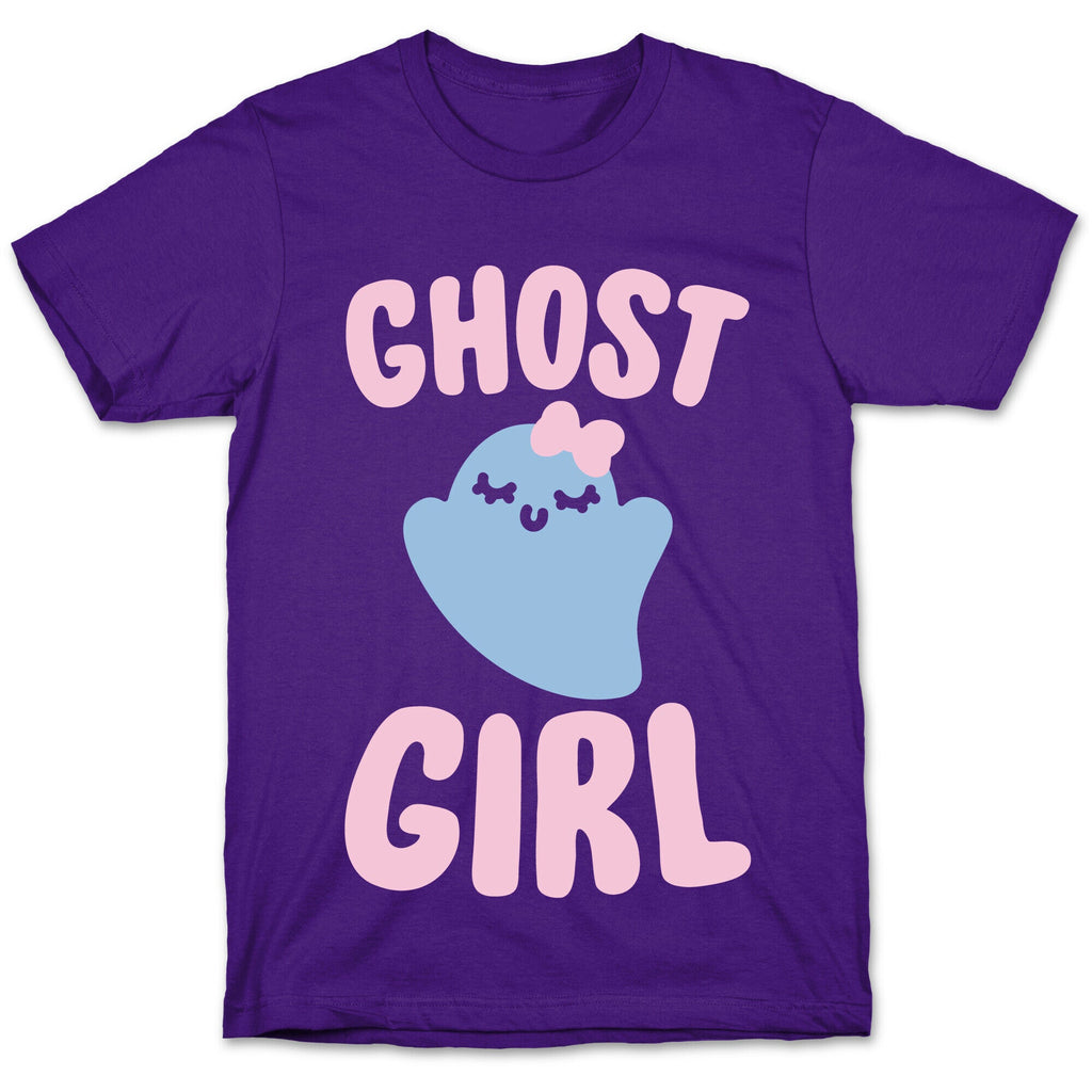Ghost Girl White Print T-Shirt Hoodie, Sweatshirt | PureTeeCo.com (Image 5)