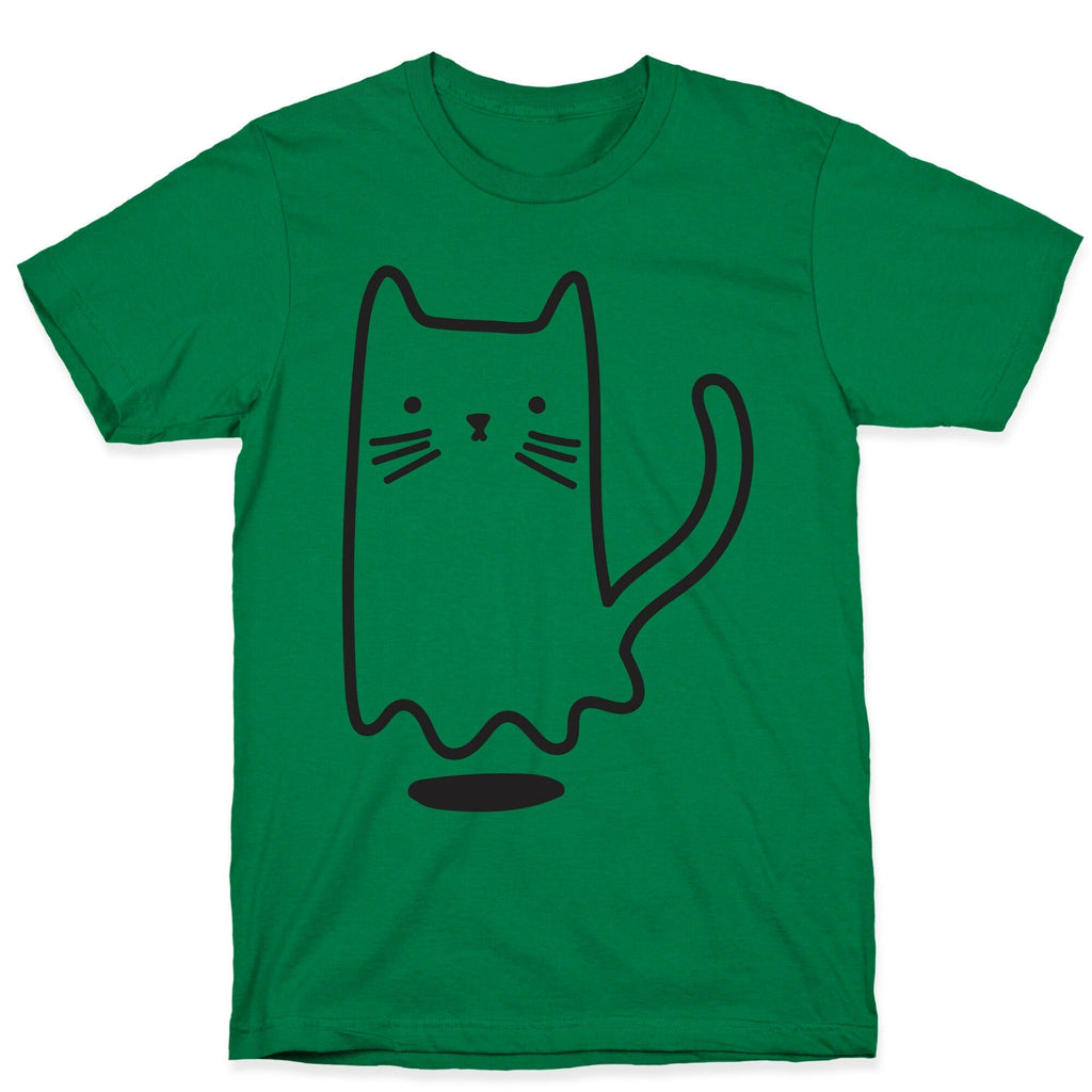 Ghost Cat T-Shirt Hoodie, Sweatshirt | PureTeeCo.com (Image 4)