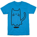 Ghost Cat T-Shirt Hoodie, Sweatshirt | PureTeeCo.com (Image 1)