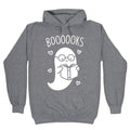 Boooooks (White) Hoodie T-Shirts, Sweatshirt | PureTeeCo.com (Image 1)