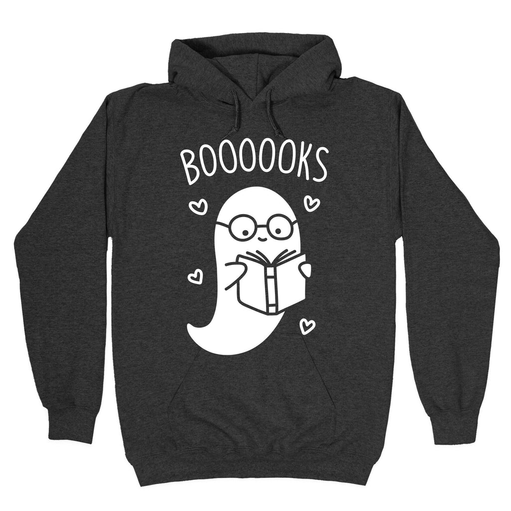 Boooooks (White) Hoodie T-Shirts, Sweatshirt | PureTeeCo.com (Image 3)