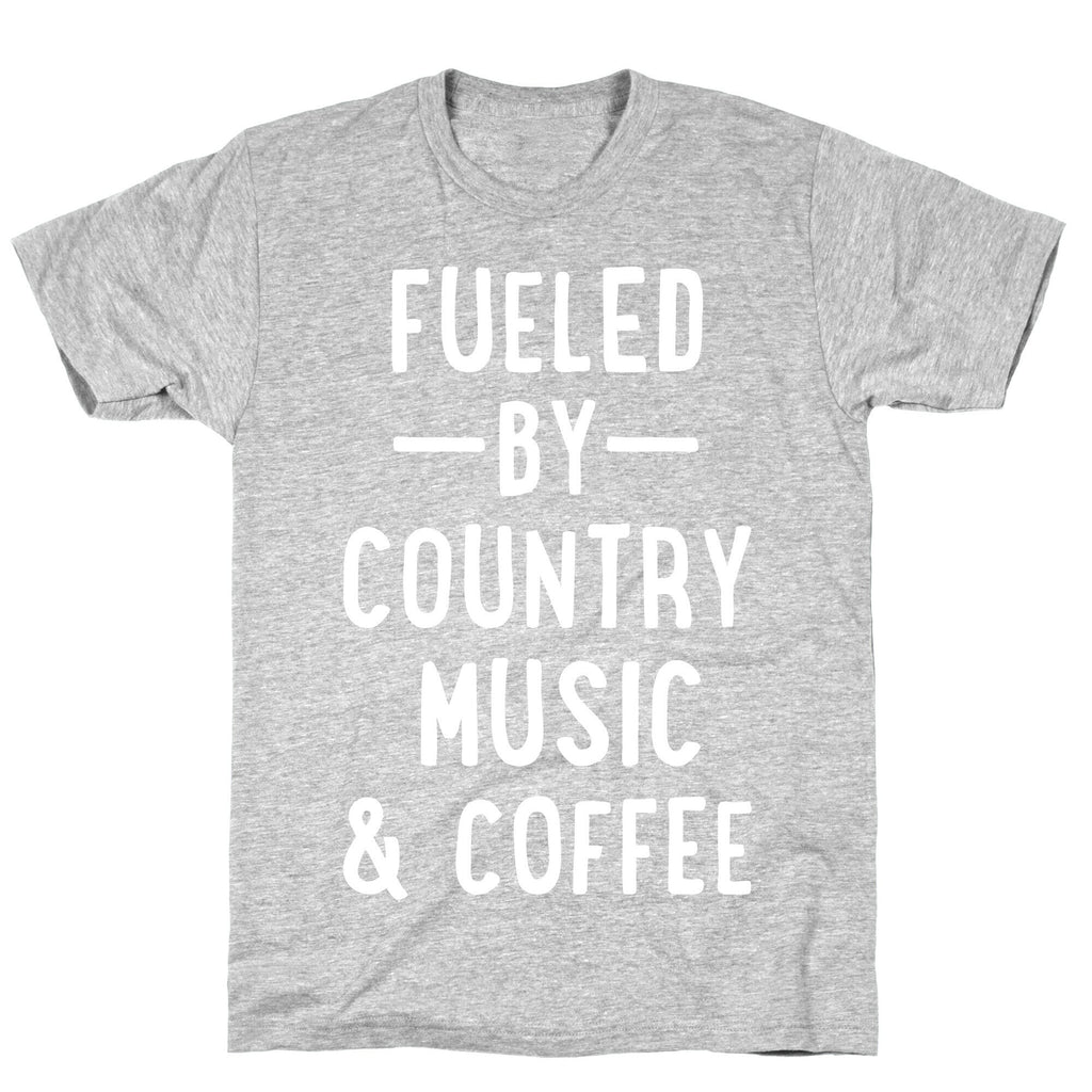 Fueled By Country T-Shirt Hoodie, Sweatshirt | PureTeeCo.com (Image 2)