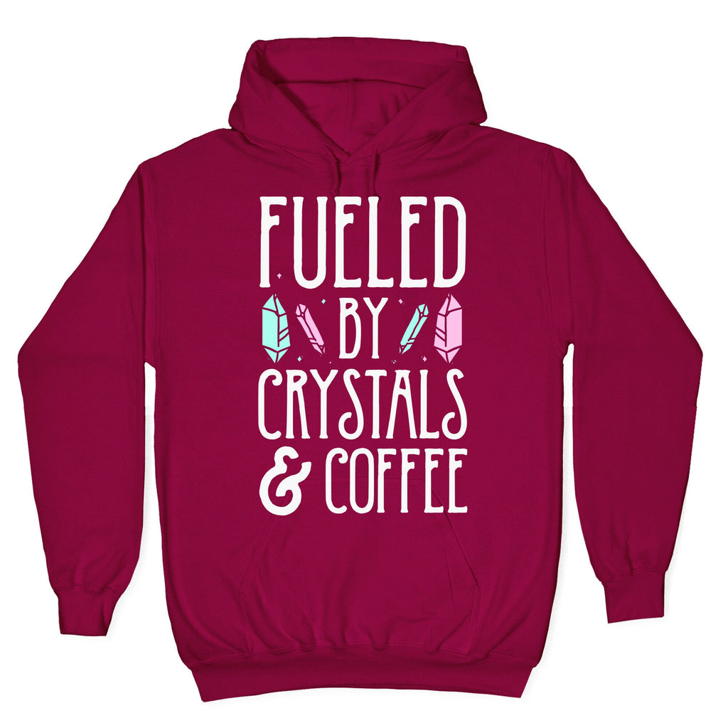 Fueled By Crystals & Coffee Hoodie T-Shirts, Sweatshirt | PureTeeCo.com (Image 5)