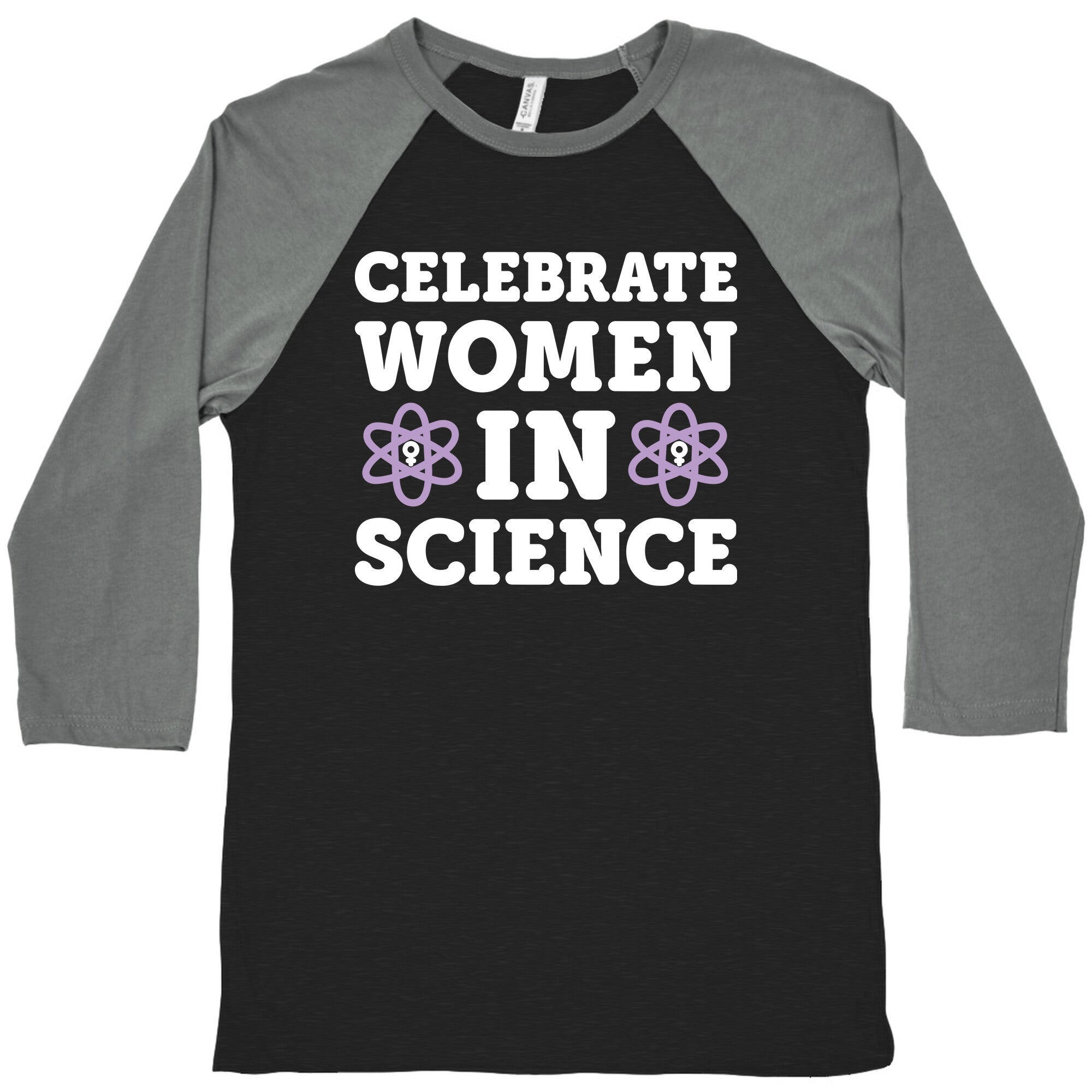 Celebrate Women In Science Baseball Tee Hoodie, Sweatshirt | PureTeeCo.com (Image 1)