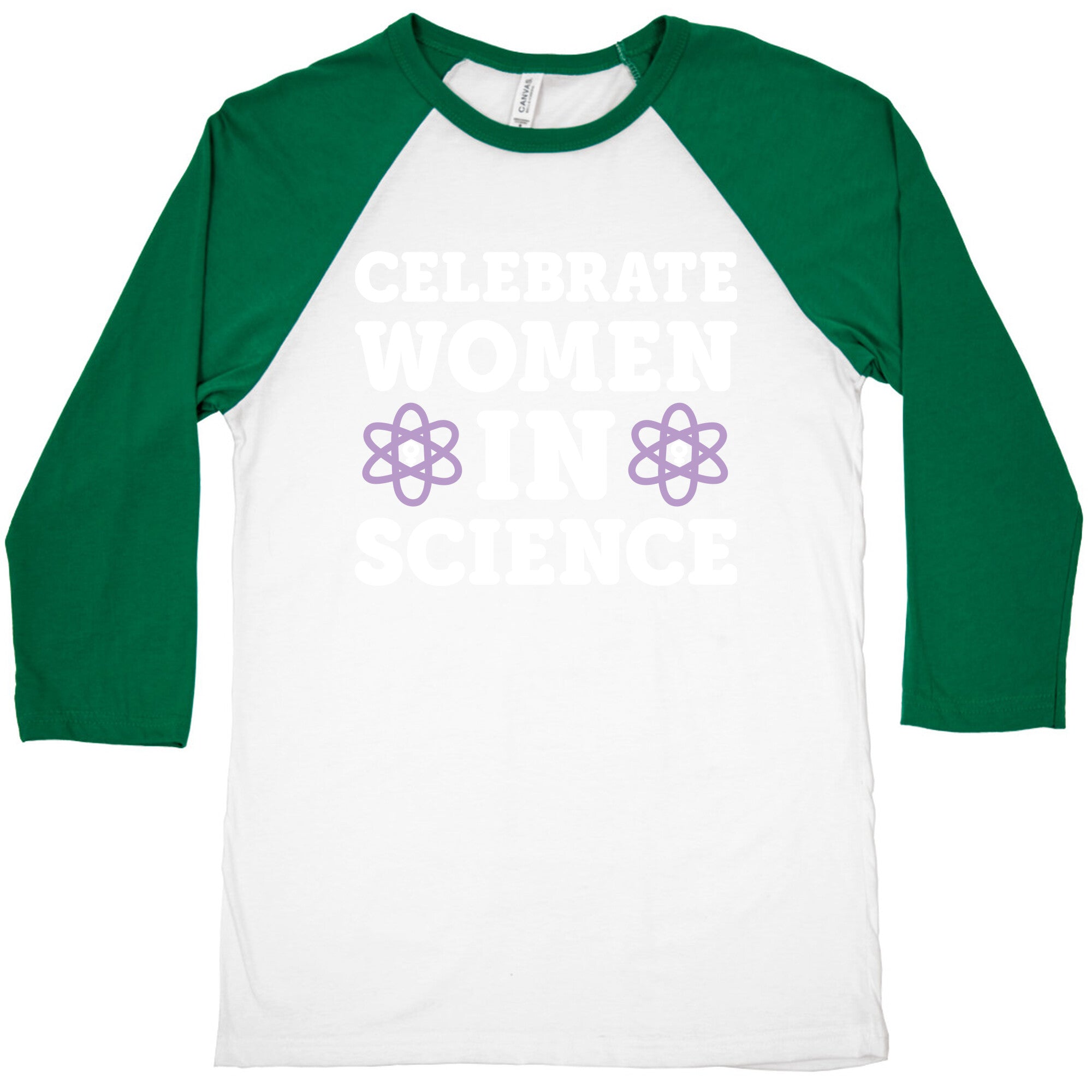Celebrate Women In Science Baseball Tee Hoodie, Sweatshirt | PureTeeCo.com (Image 3)