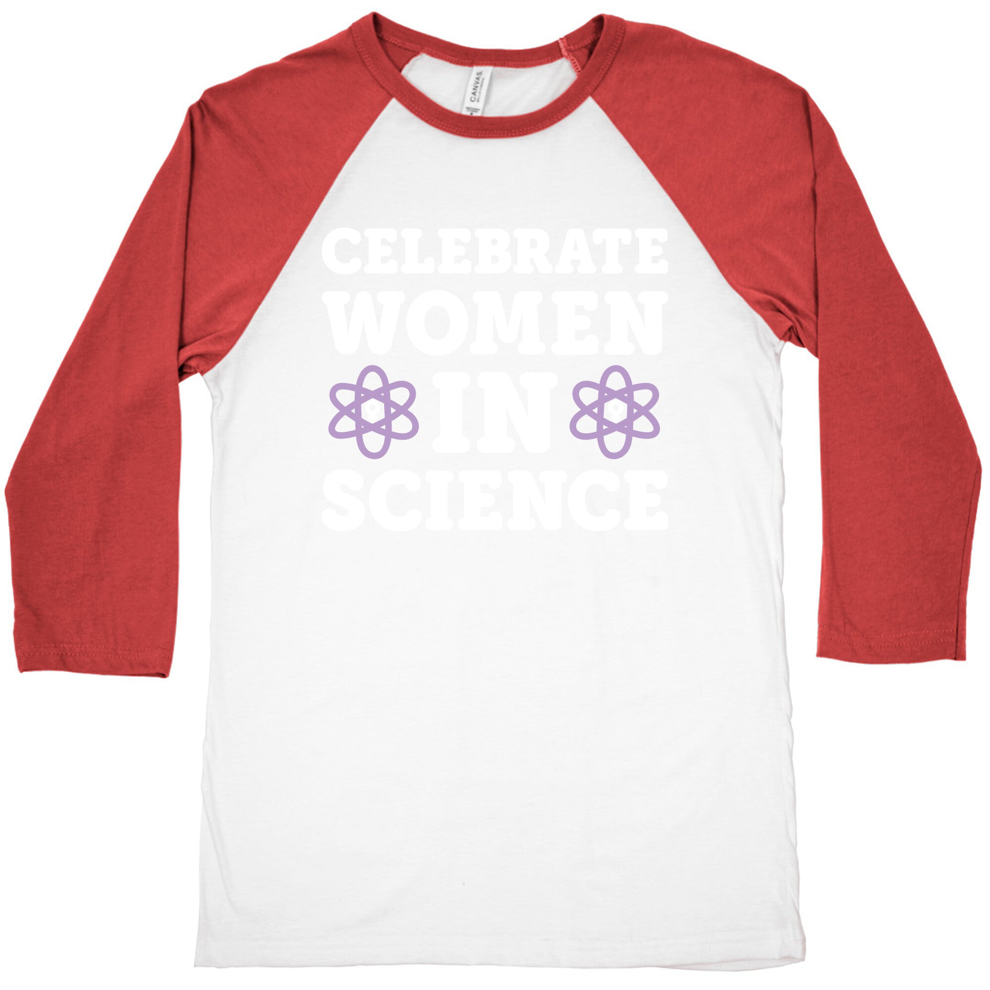 Celebrate Women In Science Baseball Tee Hoodie, Sweatshirt | PureTeeCo.com (Image 4)