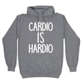 Cardio Is Hardio Hoodie T-Shirts, Sweatshirt | PureTeeCo.com (Image 1)