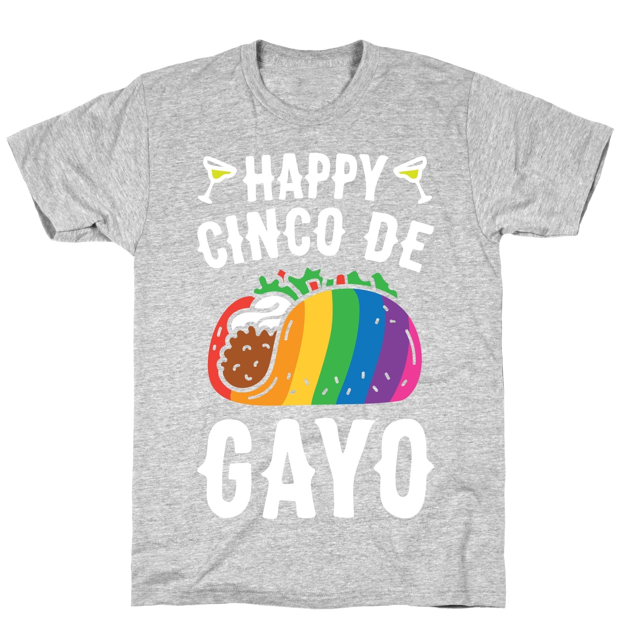 Happy Cinco De Gayo T-Shirt Hoodie, Sweatshirt | PureTeeCo.com (Image 1)