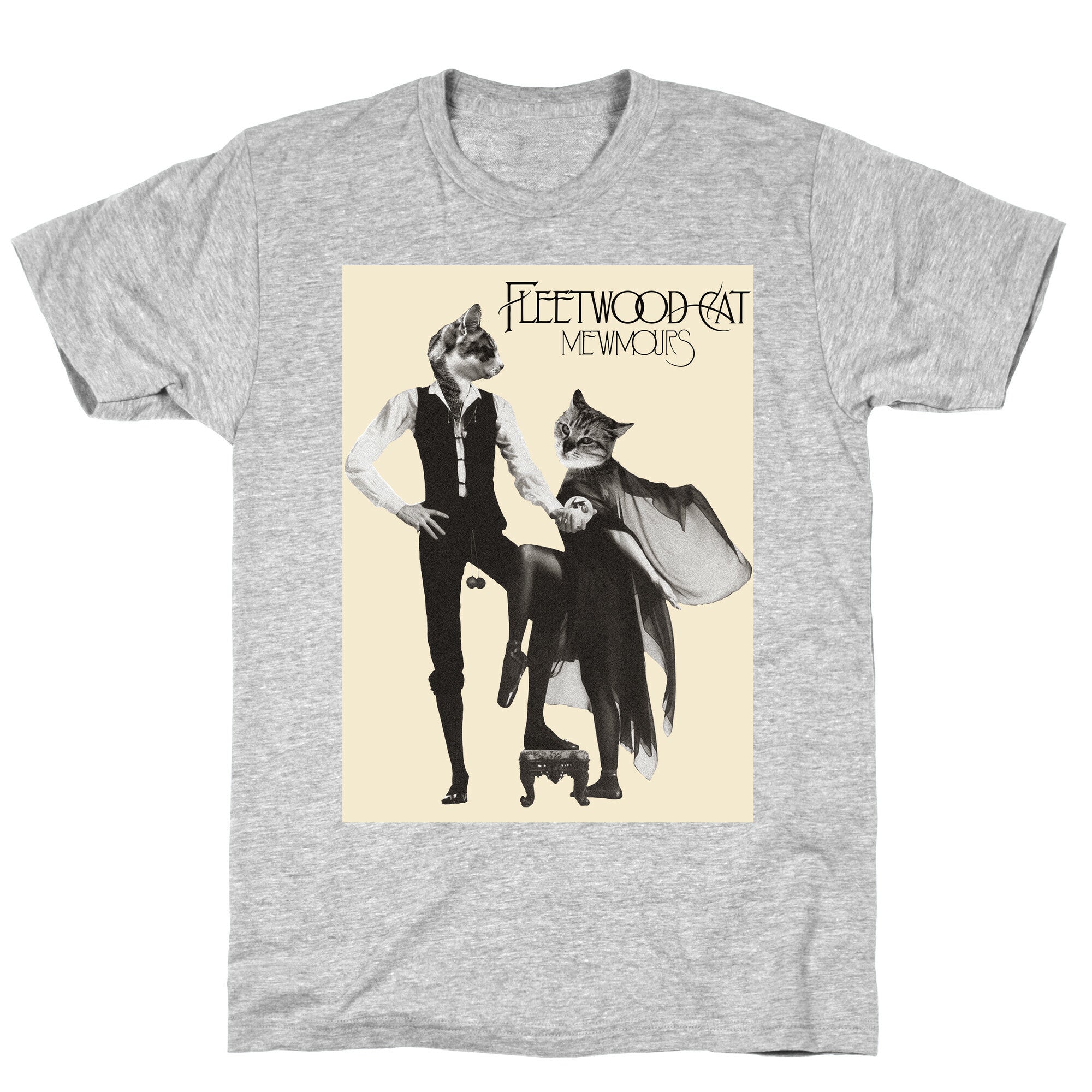 Fleetwood Cat Mewmours Mashup T-Shirt Hoodie, Sweatshirt | PureTeeCo.com (Image 2)
