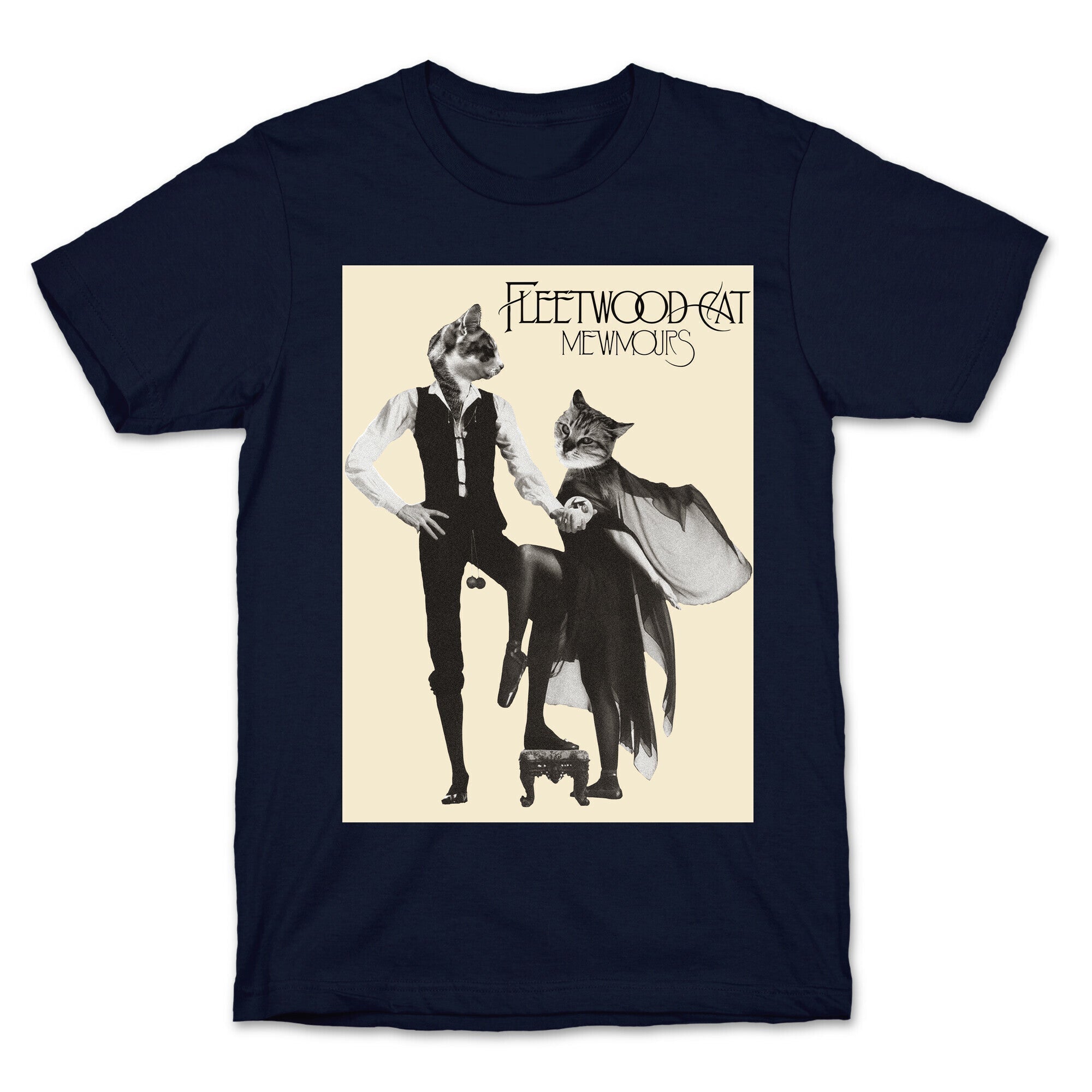 Fleetwood Cat Mewmours Mashup T-Shirt Hoodie, Sweatshirt | PureTeeCo.com (Image 4)