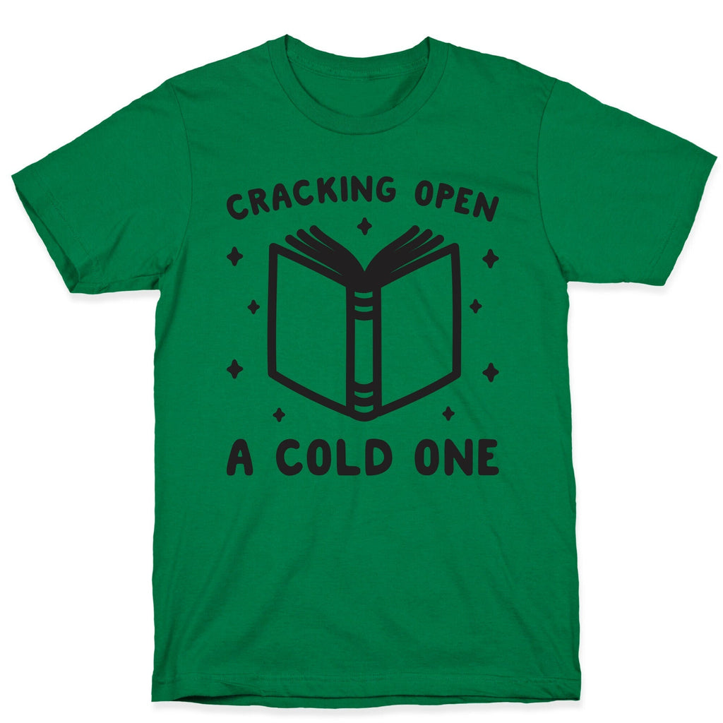 Cracking Open A Cold One With The Books T-Shirt Hoodie, Sweatshirt | PureTeeCo.com (Image 2)