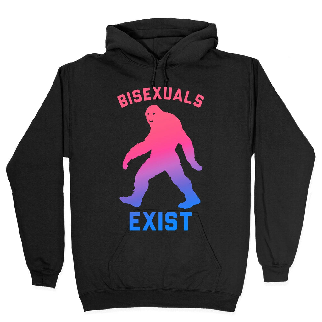 Bisexuals Exist Sasquatch Hoodie T-Shirts, Sweatshirt | PureTeeCo.com (Image 2)