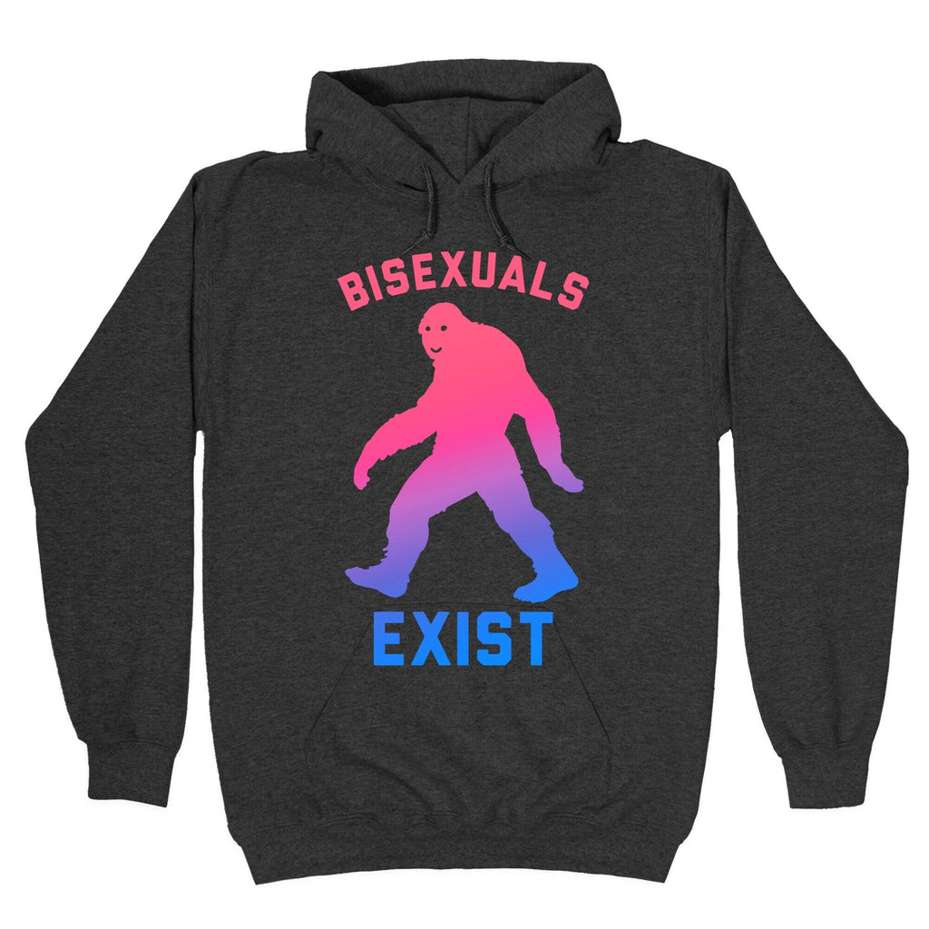 Bisexuals Exist Sasquatch Hoodie T-Shirts, Sweatshirt | PureTeeCo.com (Image 3)