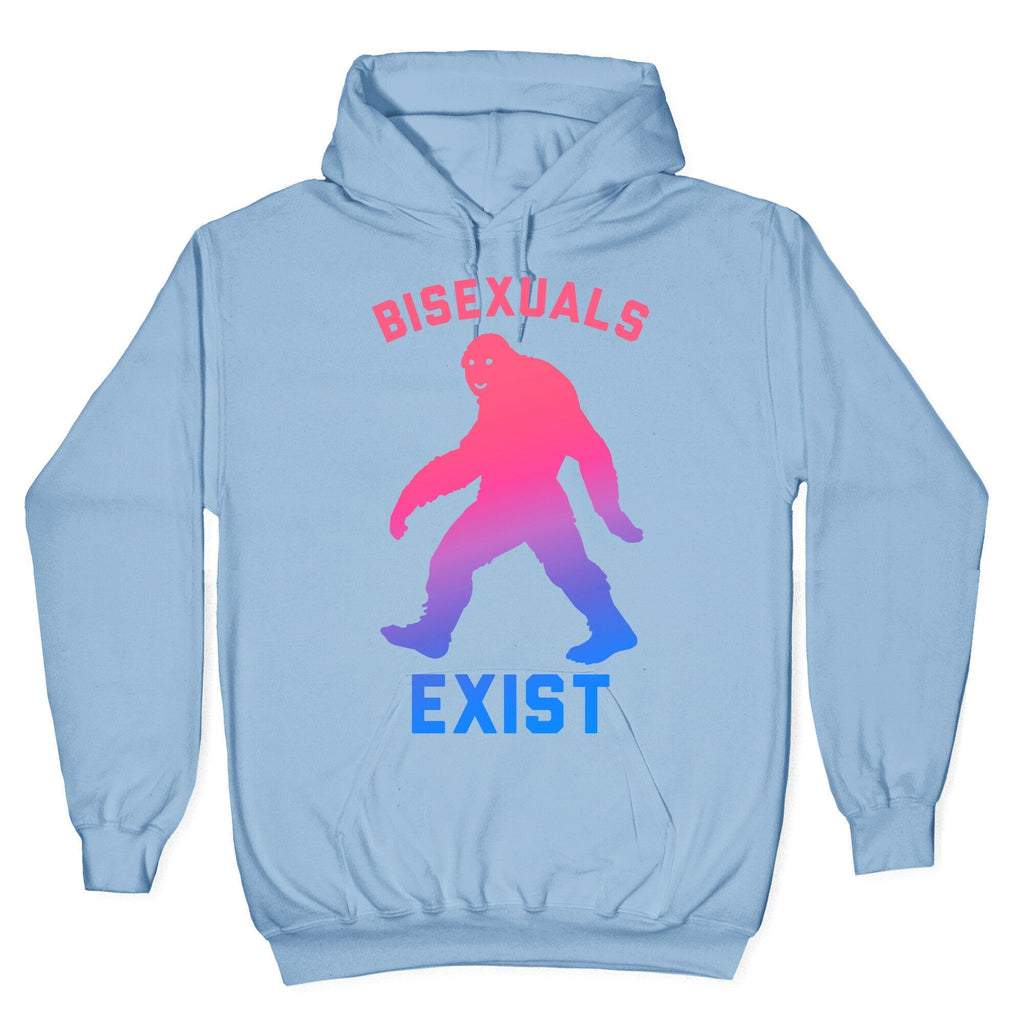 Bisexuals Exist Sasquatch Hoodie T-Shirts, Sweatshirt | PureTeeCo.com (Image 4)