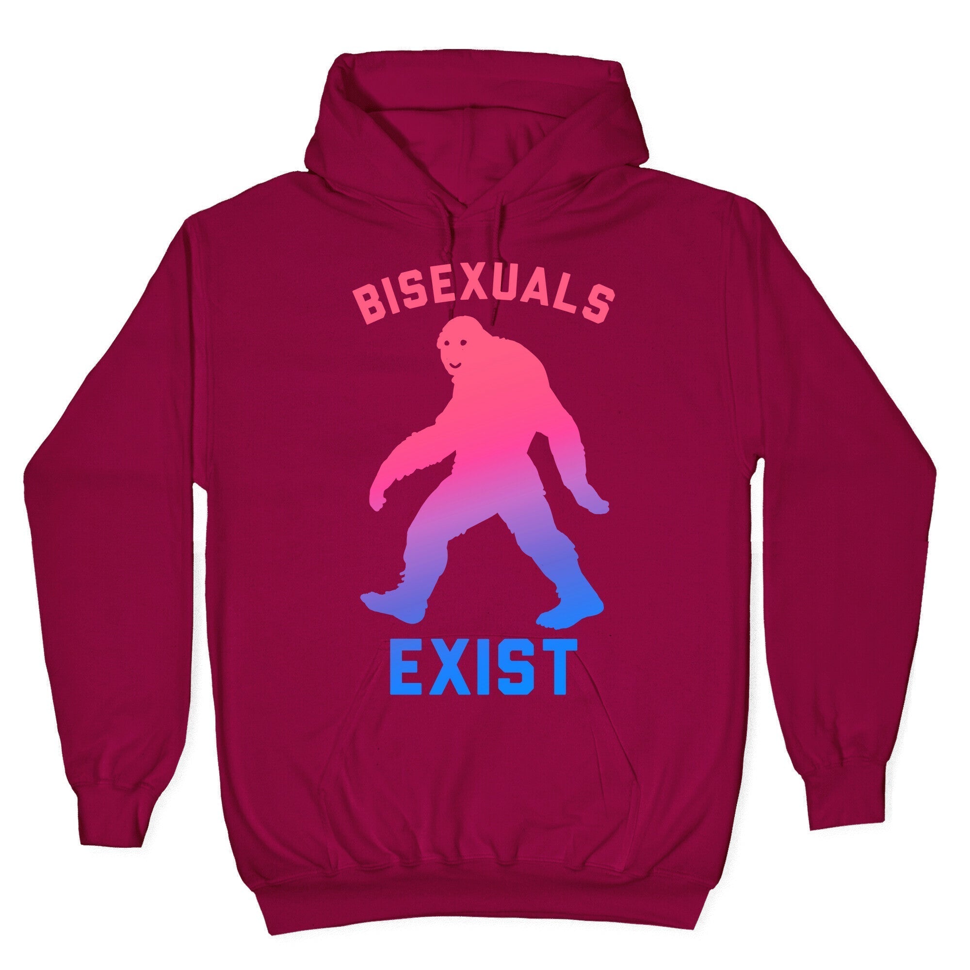 Bisexuals Exist Sasquatch Hoodie T-Shirts, Sweatshirt | PureTeeCo.com (Image 5)