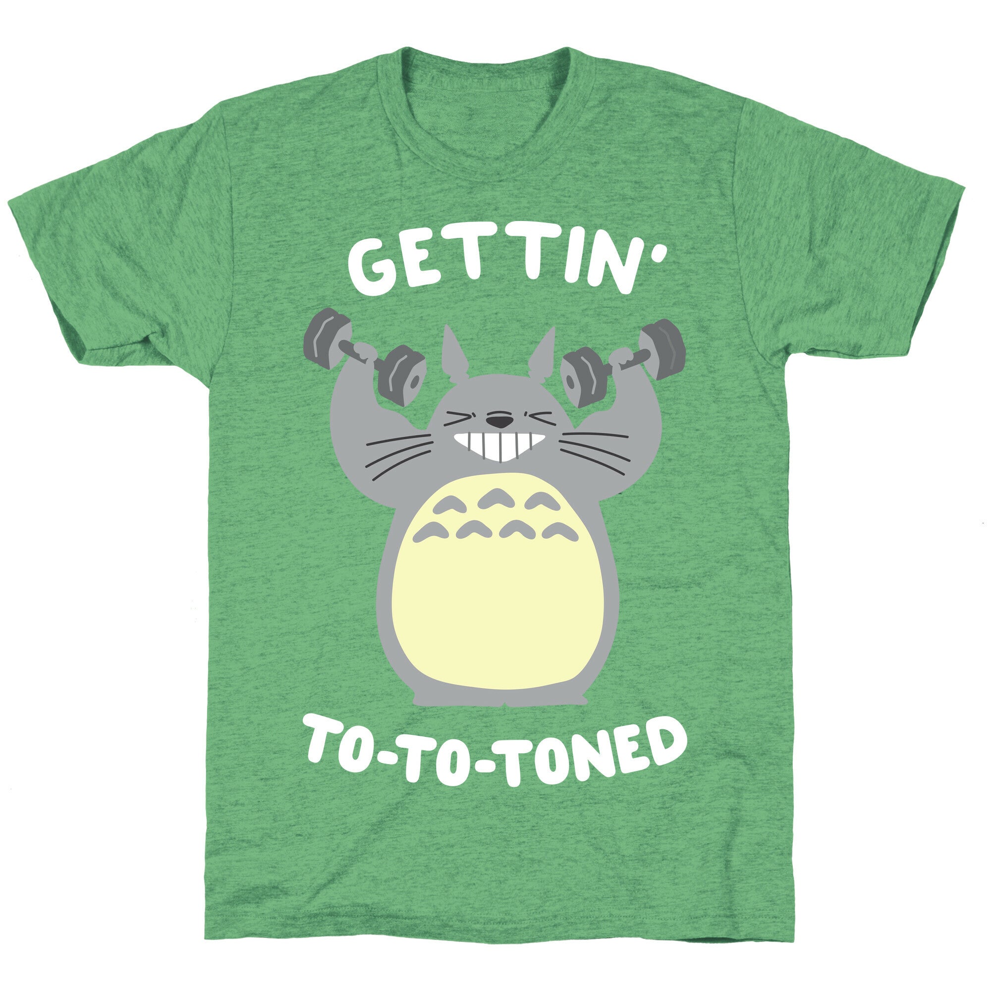 Gettin' Tototoned Unisex Triblend Tee Hoodie, Sweatshirt | PureTeeCo.com (Image 2)