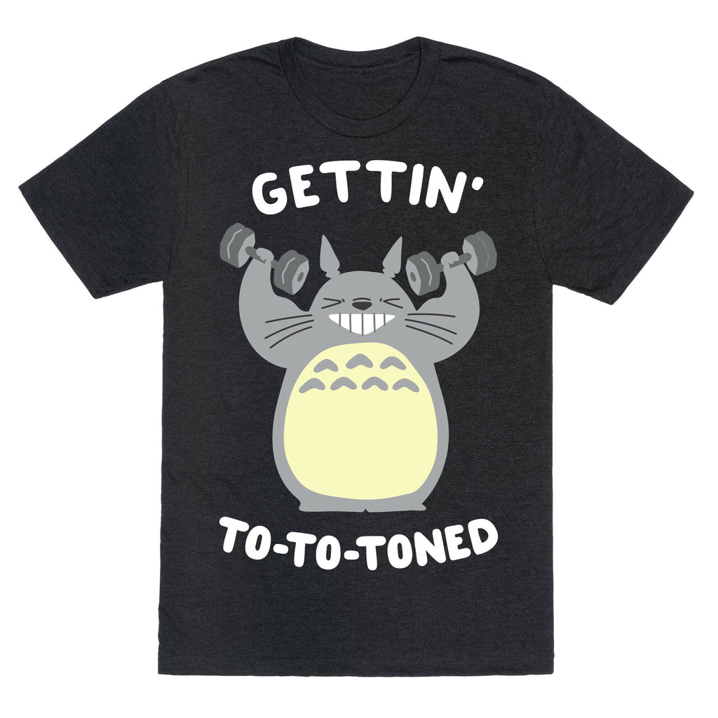 Gettin' Tototoned Unisex Triblend Tee Hoodie, Sweatshirt | PureTeeCo.com (Image 1)