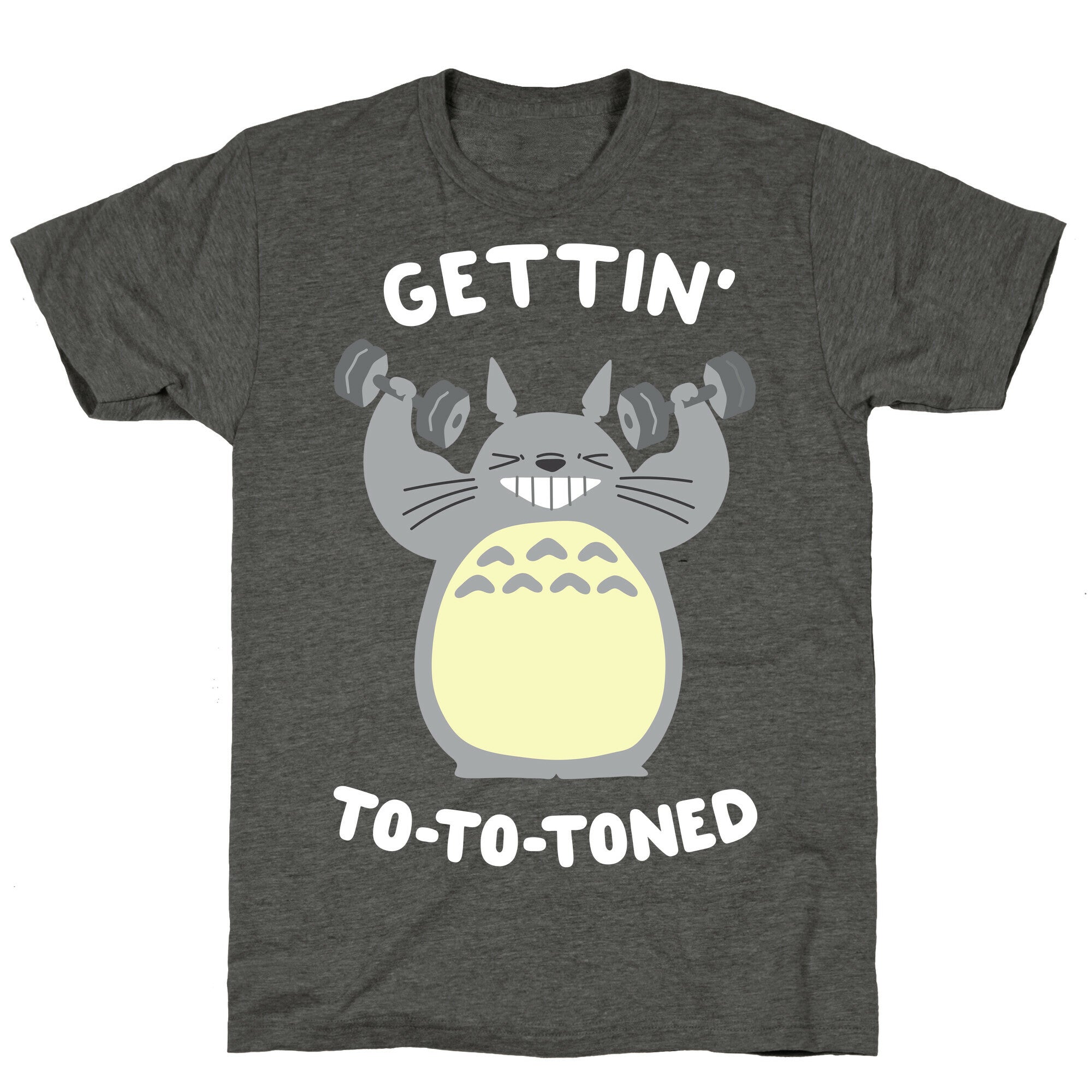Gettin' Tototoned Unisex Triblend Tee Hoodie, Sweatshirt | PureTeeCo.com (Image 3)