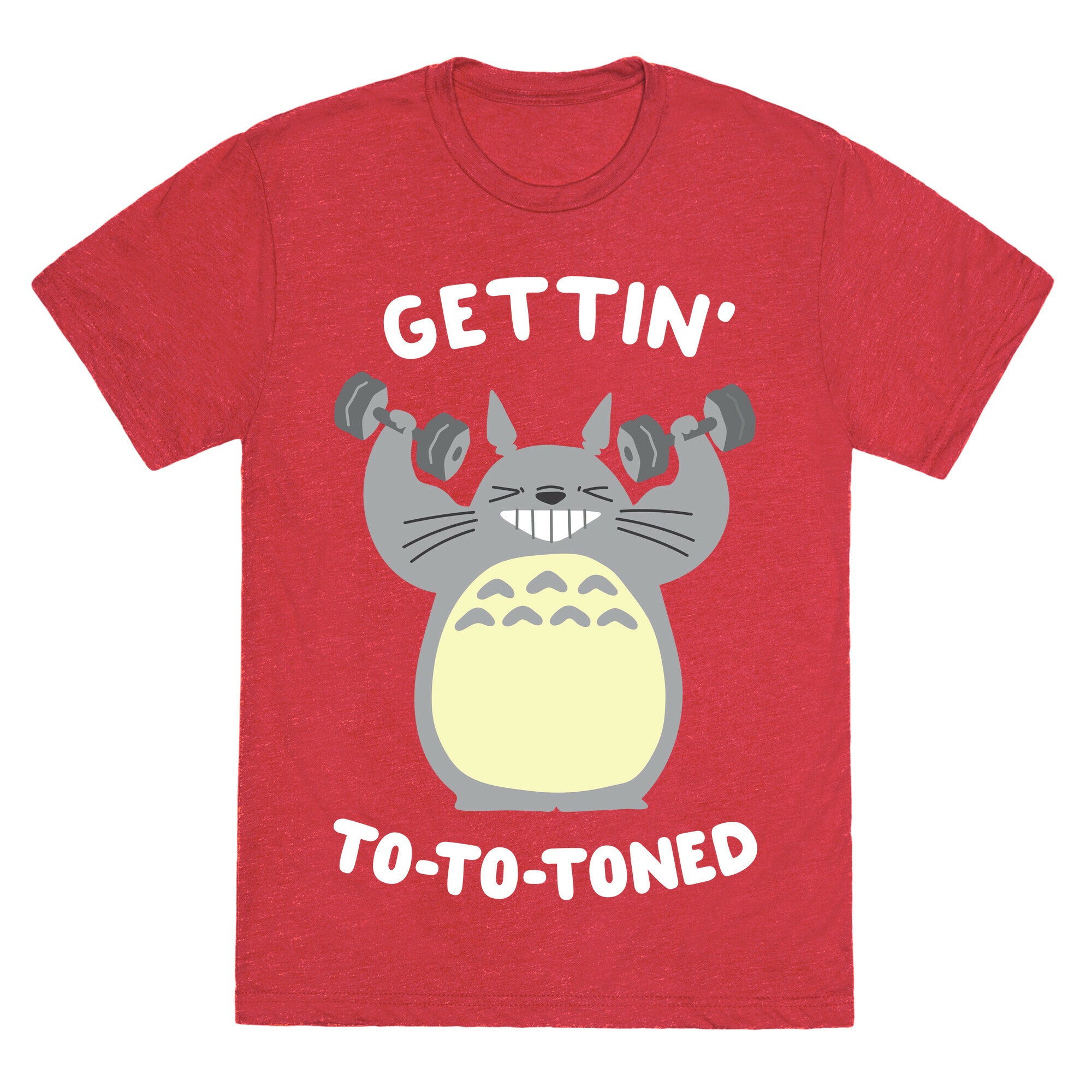 Gettin' Tototoned Unisex Triblend Tee Hoodie, Sweatshirt | PureTeeCo.com (Image 4)