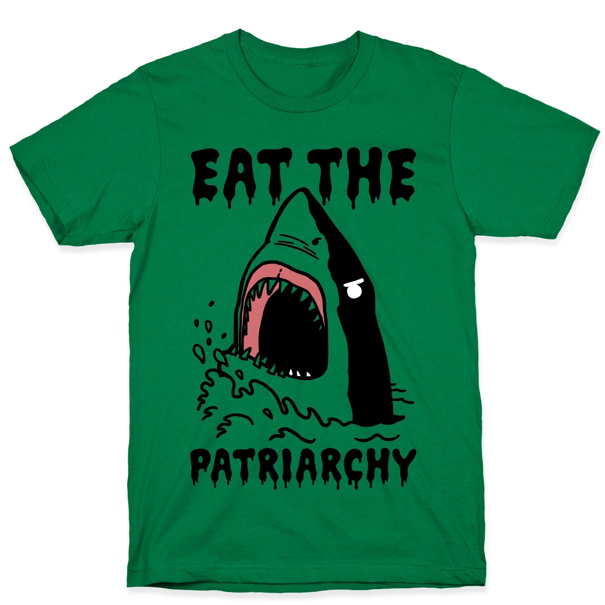 Eat The Patriarchy Shark T-Shirt Hoodie, Sweatshirt | PureTeeCo.com (Image 4)