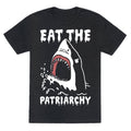 Eat The Patriarchy Shark Unisex Triblend Tee Hoodie, Sweatshirt | PureTeeCo.com (Image 1)