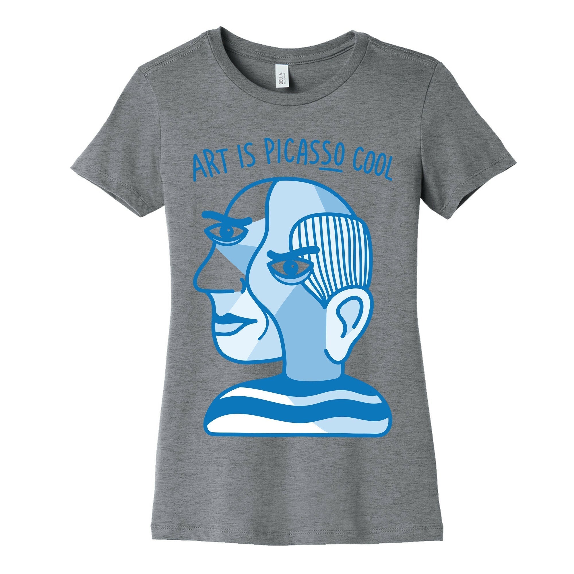 Art Is PicasSO Cool Women's Cotton Tee Hoodie, Sweatshirt | PureTeeCo.com (Image 2)