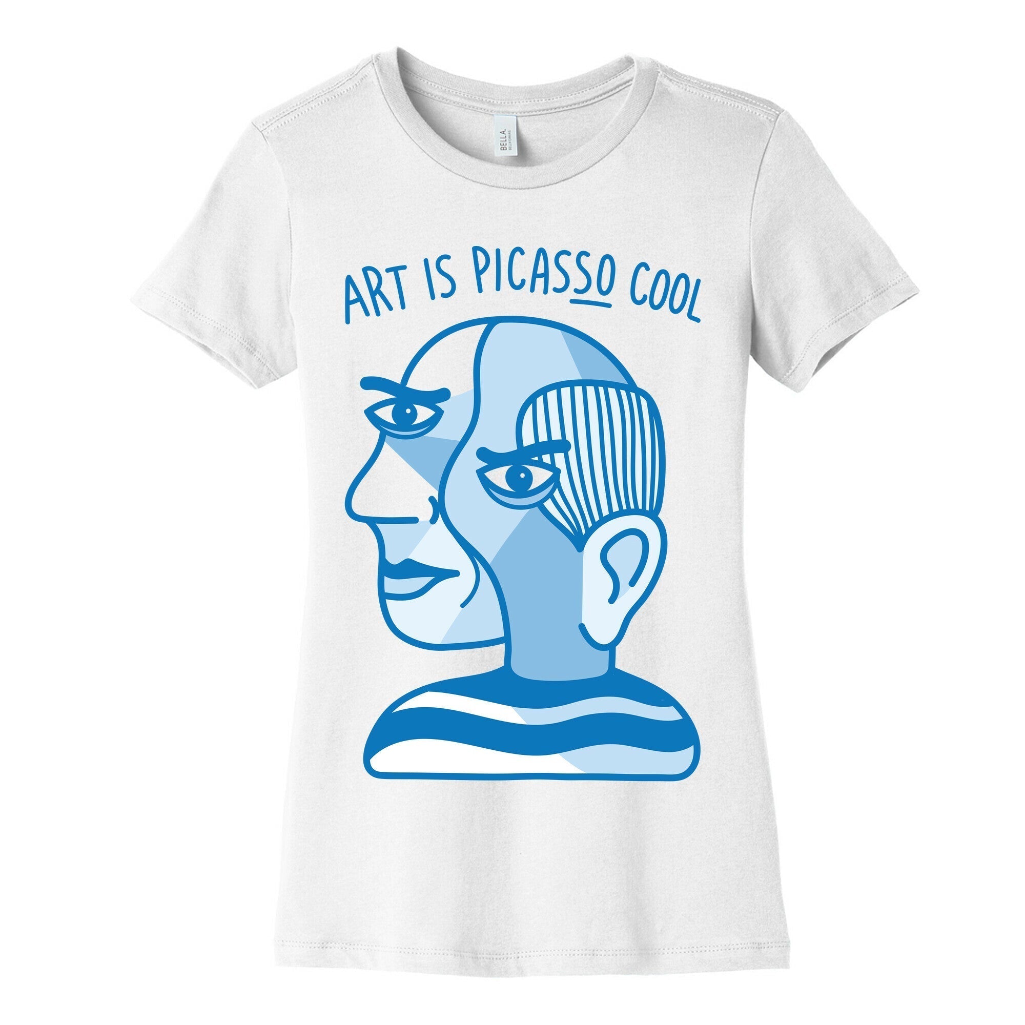 Art Is PicasSO Cool Women's Cotton Tee Hoodie, Sweatshirt | PureTeeCo.com (Image 4)