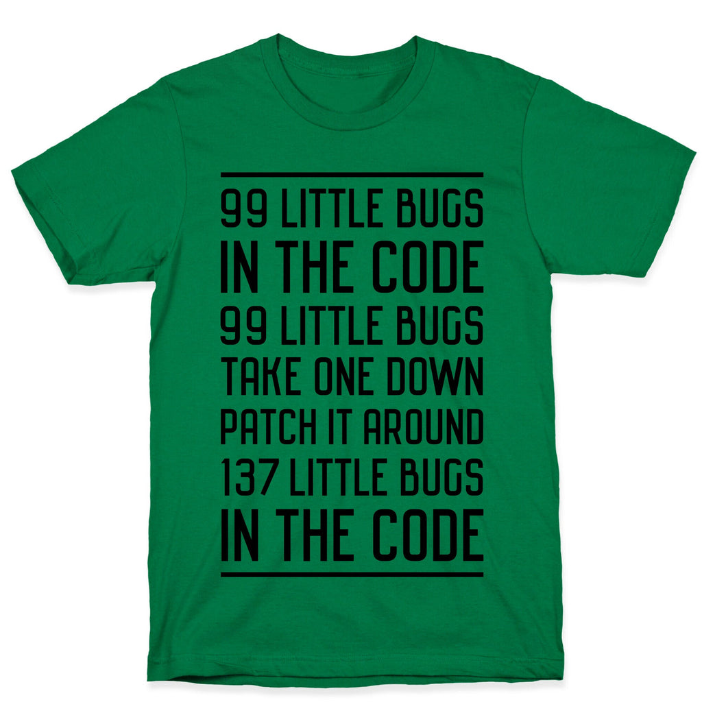 99 Little Bugs in the Code T-Shirt Hoodie, Sweatshirt | PureTeeCo.com (Image 4)