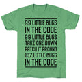 99 Little Bugs in the Code Unisex Triblend Tee Hoodie, Sweatshirt | PureTeeCo.com (Image 1)
