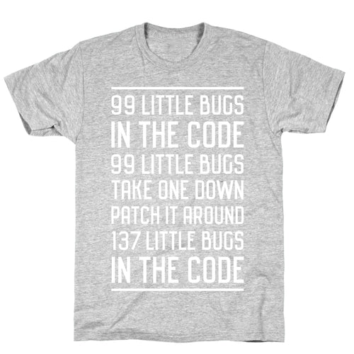 99 Little Bugs in the Code T-Shirt Style001 Hoodie, Sweatshirt | PureTeeCo.com (Image 2)