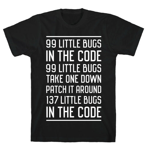 99 Little Bugs in the Code T-Shirt Style001 Hoodie, Sweatshirt | PureTeeCo.com (Image 1)