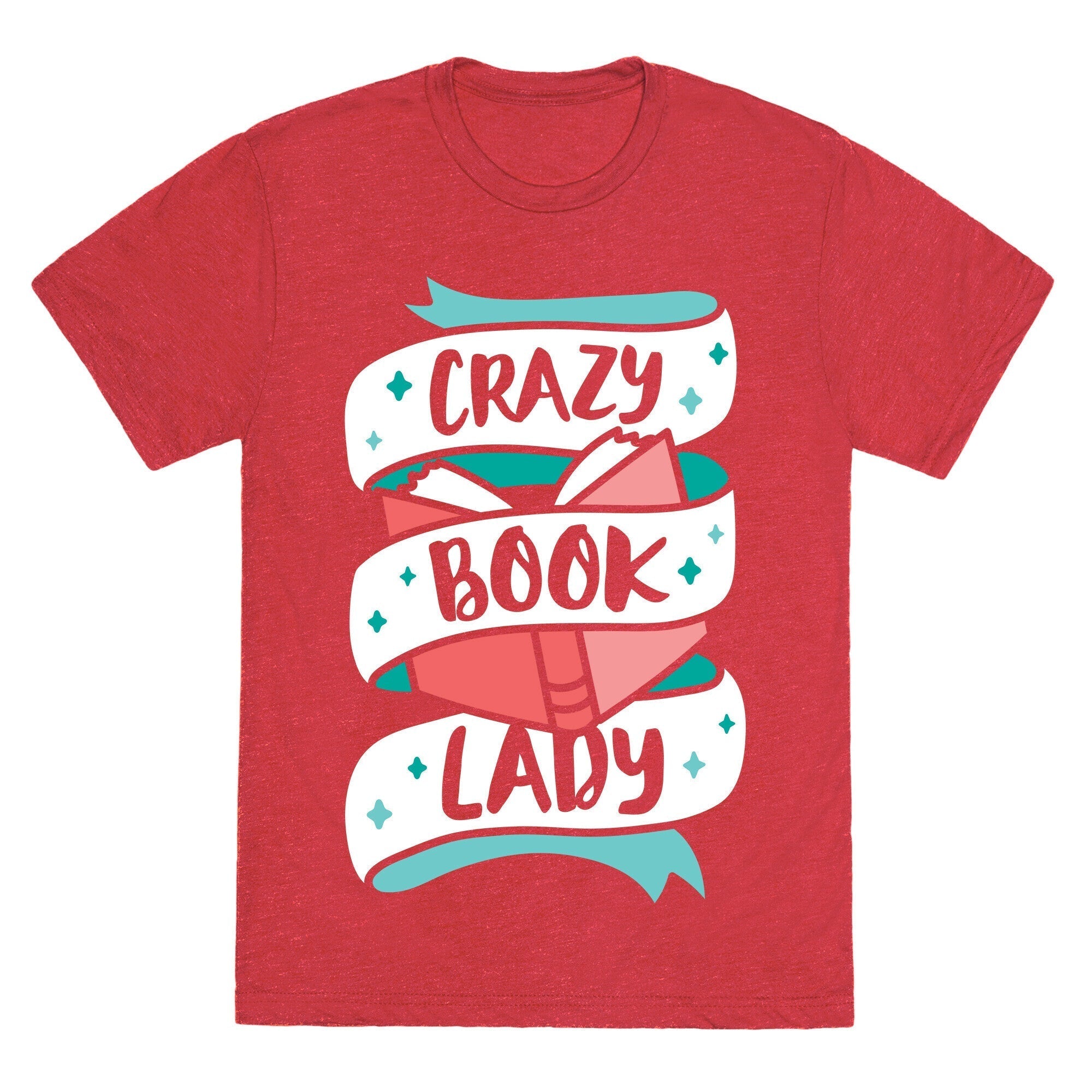 Crazy Book Lady Unisex Triblend Tee Hoodie, Sweatshirt | PureTeeCo.com (Image 4)