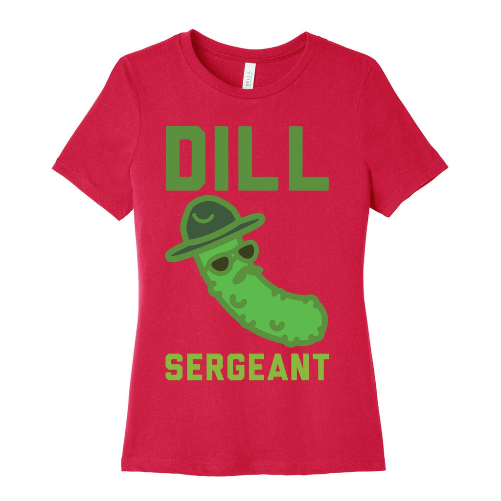 Dill Sergeant Women's Cotton Tee Hoodie, Sweatshirt | PureTeeCo.com (Image 2)