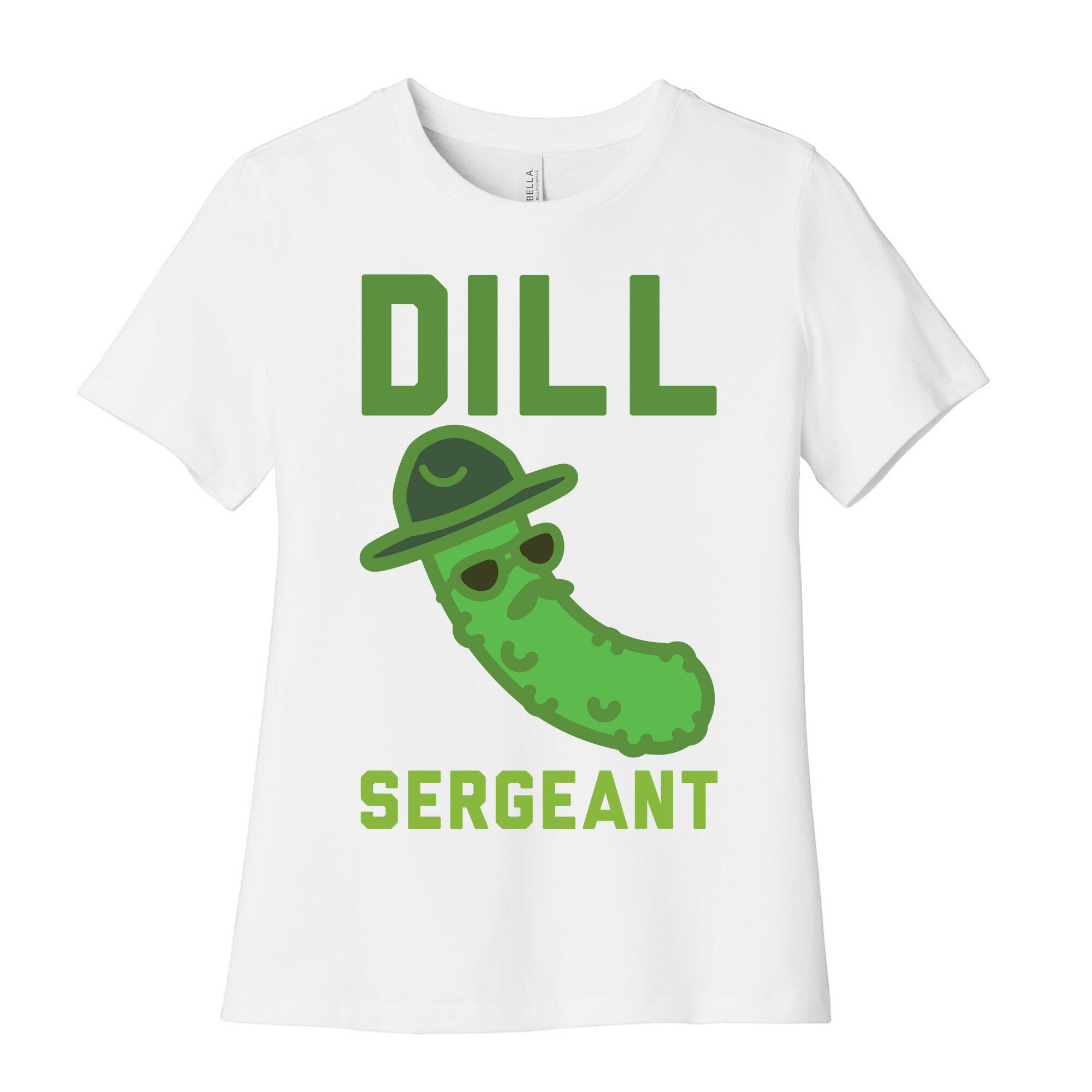 Dill Sergeant Women's Cotton Tee Hoodie, Sweatshirt | PureTeeCo.com (Image 4)