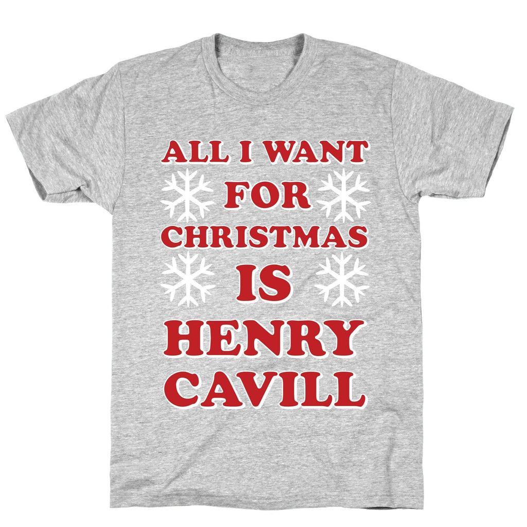All I Want for Christmas is Henry Cavill T-Shirt Hoodie, Sweatshirt | PureTeeCo.com (Image 2)