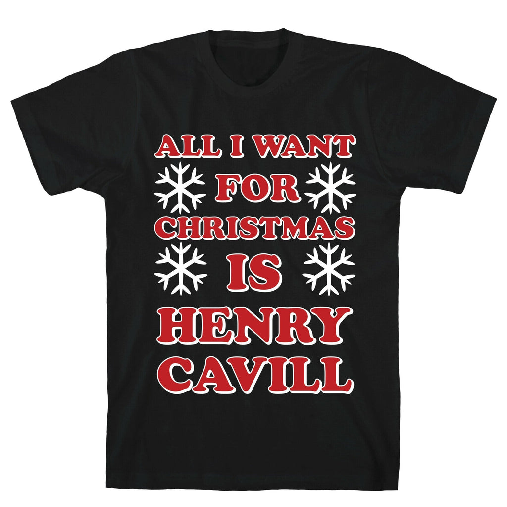 All I Want for Christmas is Henry Cavill T-Shirt Hoodie, Sweatshirt | PureTeeCo.com (Image 1)