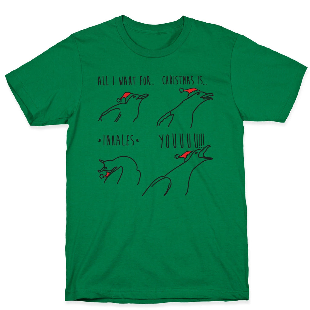 All I Want For Christmas Is You Meme Parody T-Shirt Hoodie, Sweatshirt | PureTeeCo.com (Image 4)