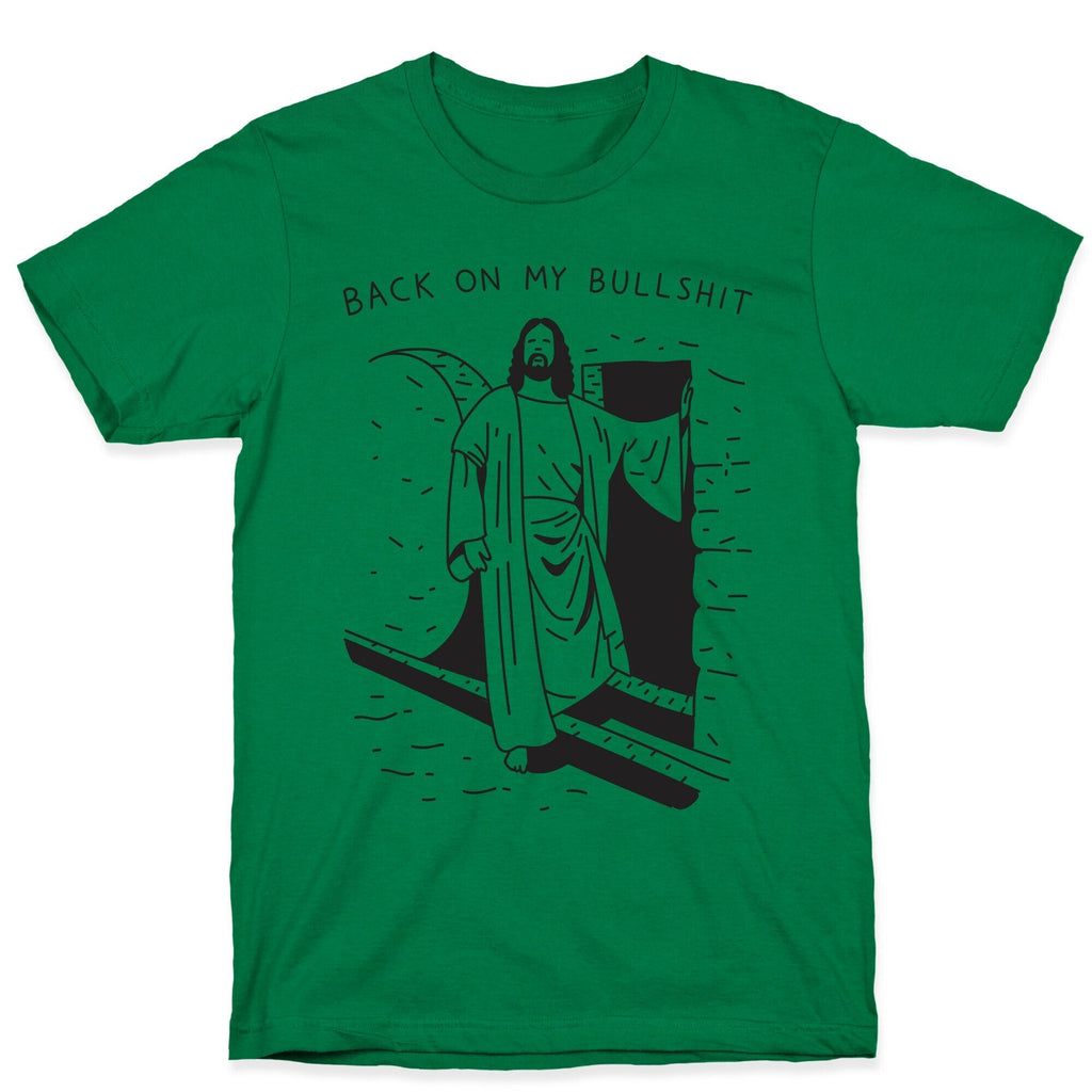 Back On My Bullshit Jesus T-Shirt Hoodie, Sweatshirt | PureTeeCo.com (Image 3)
