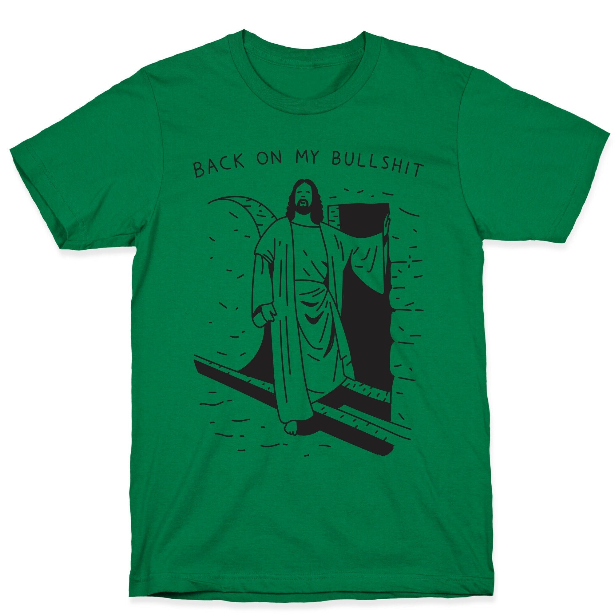 Back On My Bullshit Jesus T-Shirt Hoodie, Sweatshirt | PureTeeCo.com (Image 3)