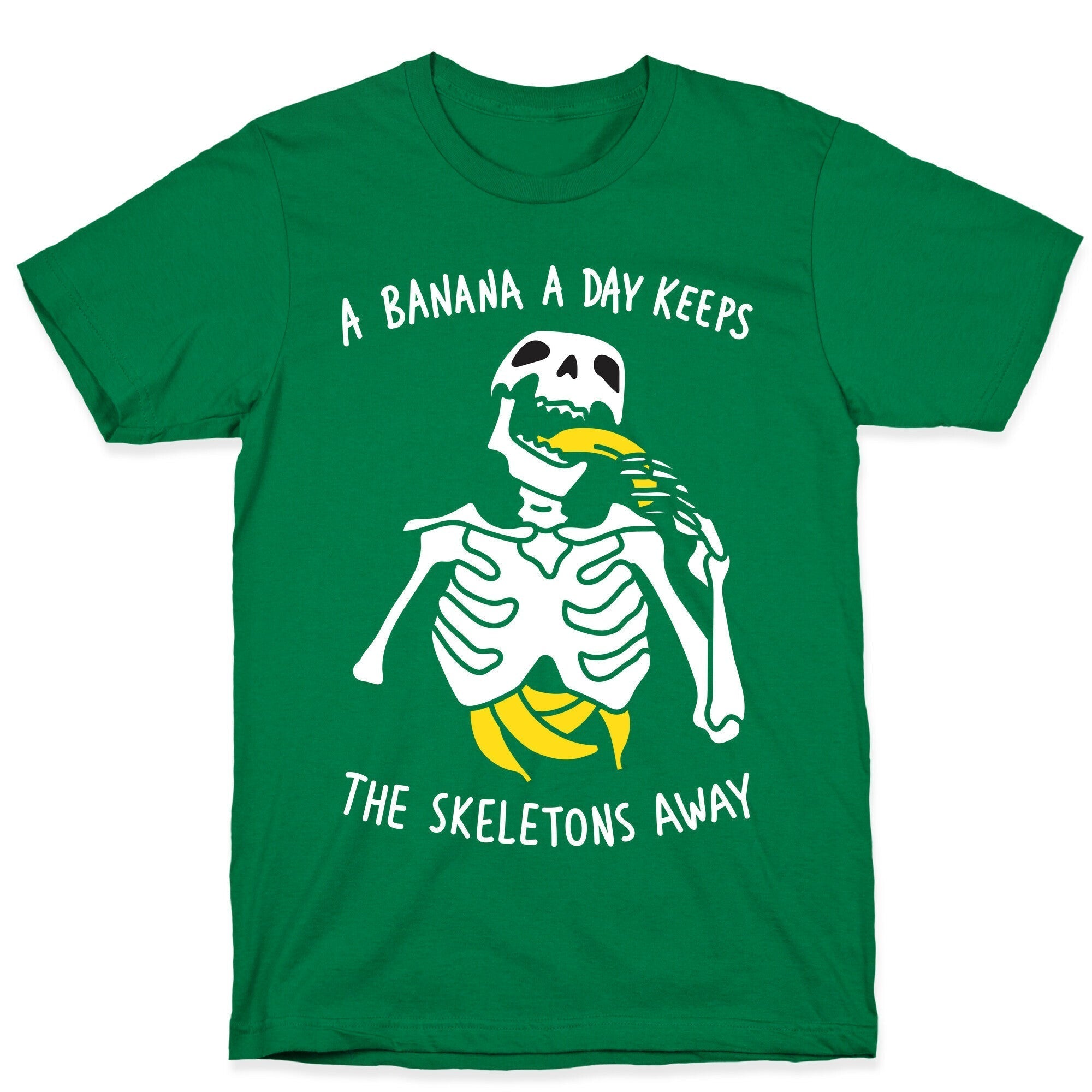 A Banana A Day Keeps The Skeletons Away T-Shirt Hoodie, Sweatshirt | PureTeeCo.com (Image 3)