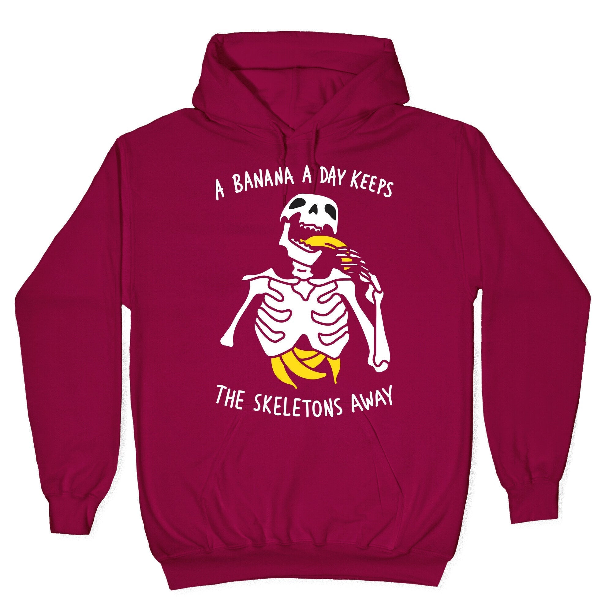 A Banana A Day Keeps The Skeletons Away Hoodie T-Shirts, Sweatshirt | PureTeeCo.com (Image 5)